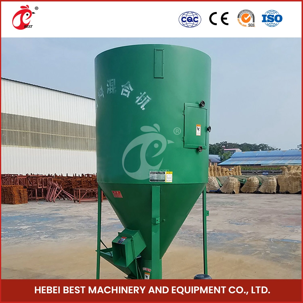 Bestchickencage Feed Crushing Mixer China Poultry Feed Grinder and Mixer Manufacturing ODM Custom Small Footprint Animal Feed Grinder and Mixer for Chicken