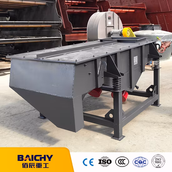 Sable industriel tamisant la machine de tamis linéaire d'exploitation minière d'écran vibrant de gravier de sable de silice